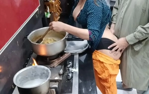 Desi Housewife A bit of butt Everywhere Kitchen For ages c in depth This babe Is Cooking