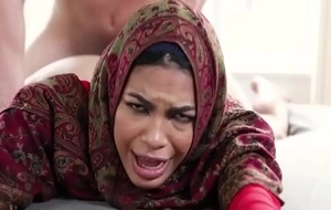 Virgin suckle in hijab copulates brother- maya farrell