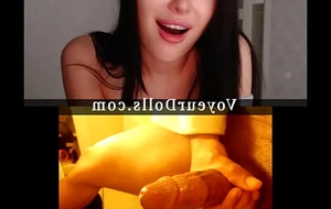 Cfnm girls reacting connected with cumshot