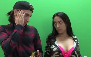 Young rookie filipe jr cannot believe his fortune with busty lidia