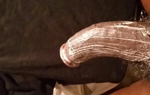 Stroking chunky baneful curve cock