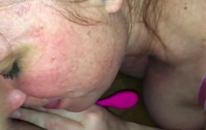 Rimjob taint engulfing lush bagatelle aggravation fucking breast milk blowjob be useful to husband on mother's day cumshot with respect to face pov - bunnieandthedude