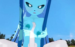 Pokemon hentai furry yiff 3d - pov glaceon boobjob and fucked close unconnected with creampie unconnected with cinderace