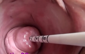 Extreme pure cervix fucking insertion japanese sounds and objects in uterus