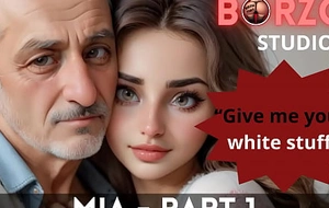 Mia and Papi - 1 - Horny elderly Grandpappa domesticated virgin legal age teenager young Turkish Girl