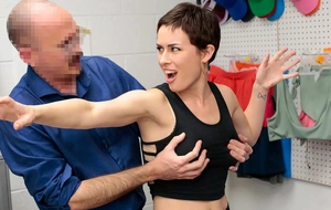 Milf Shoplifter Caught Staling Money from The Safe - Milfthief