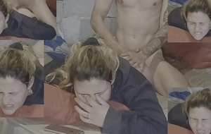 hard anal sex - starts crying - unexpected attaining