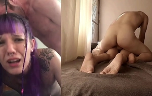 Alt Submissive Bitch, CRIES in pile driving - HARD ANAL Fuck