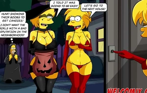 Special Halloween Night! Simpsons Porn! Simptoons!