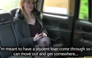 Fake Taxi Hot babe in heels with big natural bosom