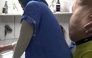 perverted german suppliant fucks his muslim cleaning maid
