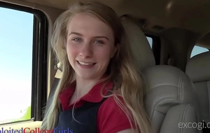 18 yo Charlotte Acquires A Stiff Dick In Her Small Brashness & Tiny Teen Twat!