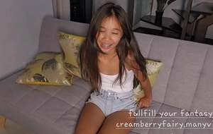 Petite Gf got 3 cocks