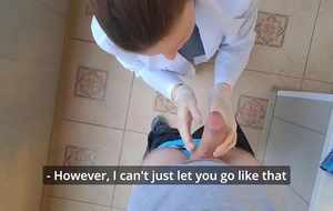 Young russian doctor gave me a blowjob at make an issue of appointment! (ASMR POV)