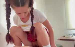 Stepdaughter gets a fat cock and a lot be incumbent on cum