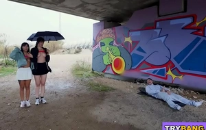 BANGBROS - Squalid Day, Public Anal With Athenea Rose & Yenifer Chacon